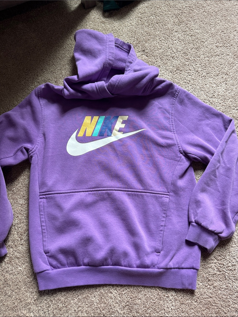 Nike Kids Purple Hoodie Size L